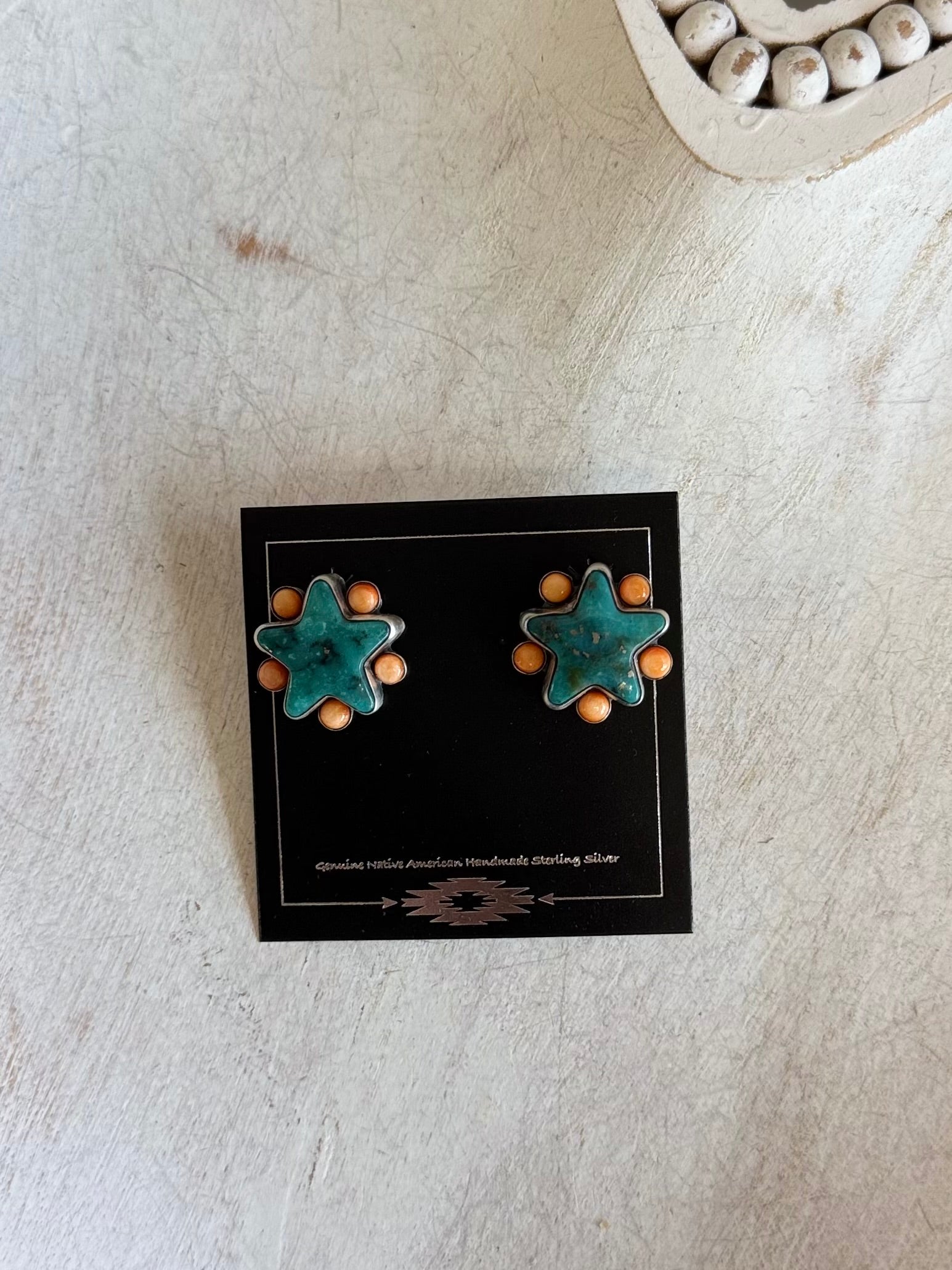 Star cluster earrings