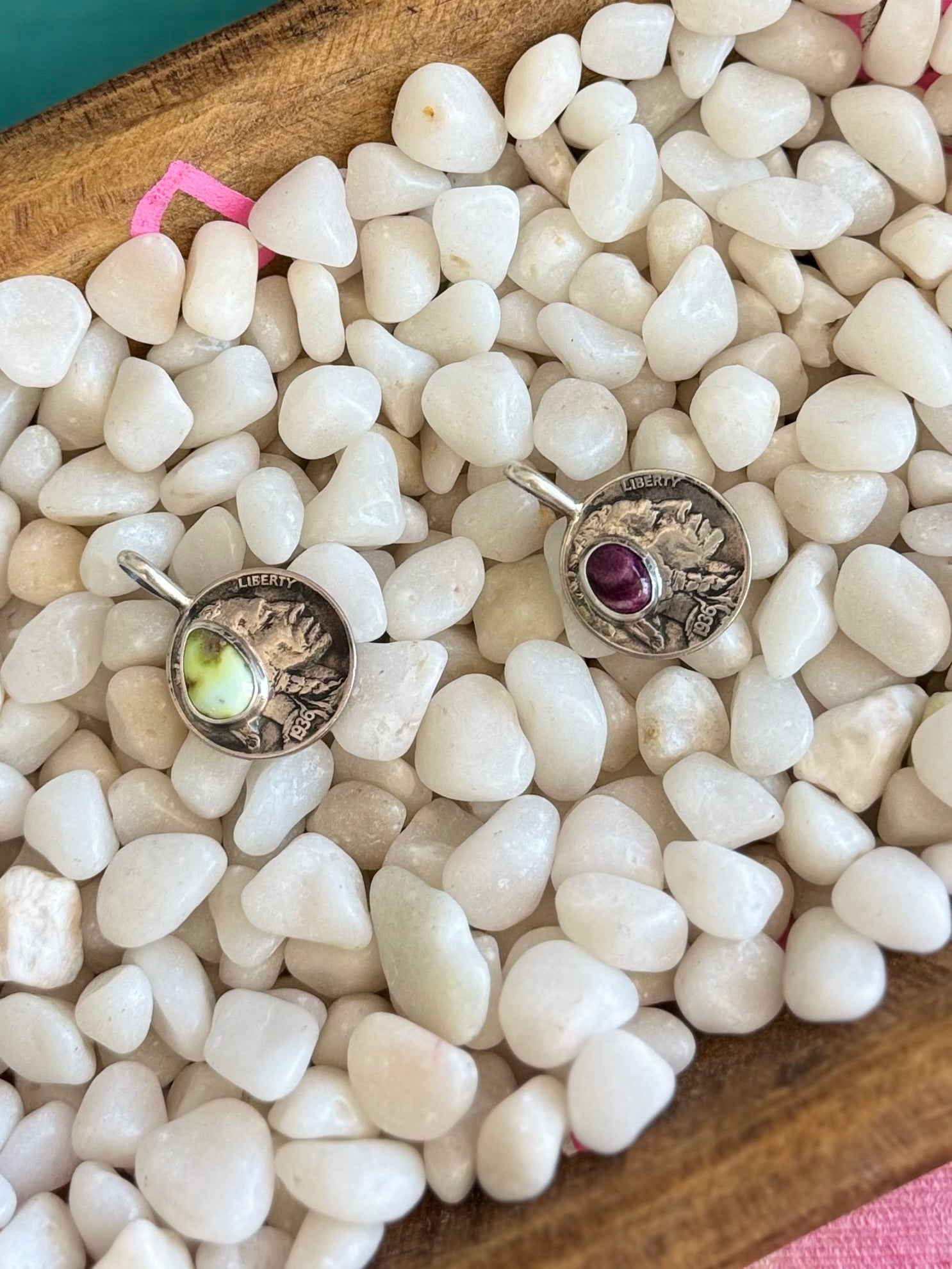 Buffalo nickel pendants