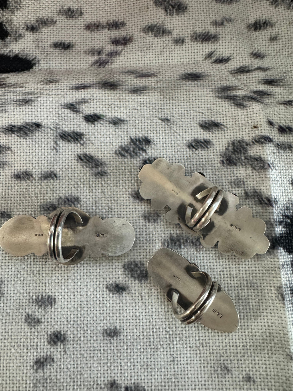 Buffalo nickel and 2 stone ring size 7