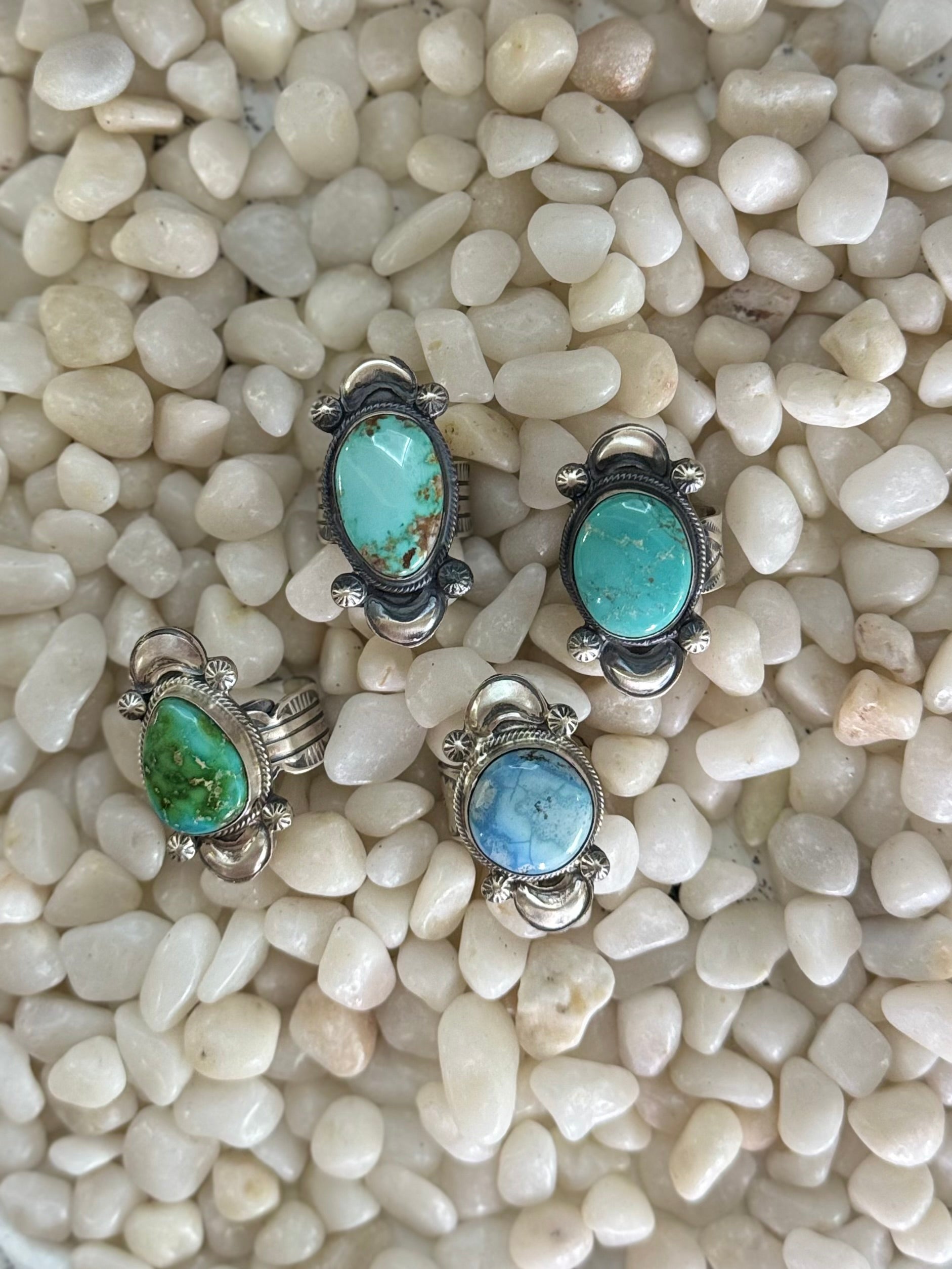 Tillie John single stone adjustable rings