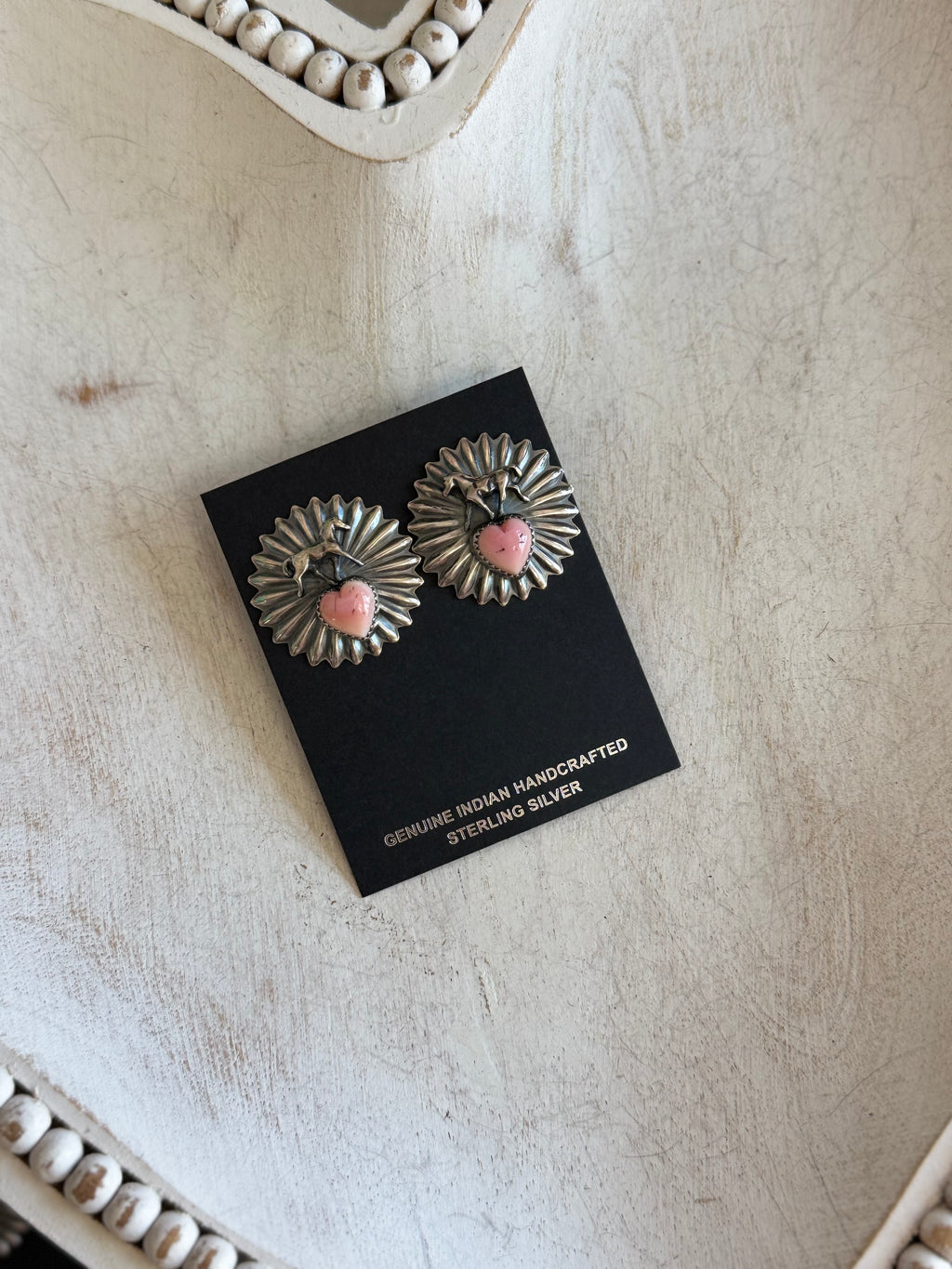 Ty Ettsity horse concho earrings