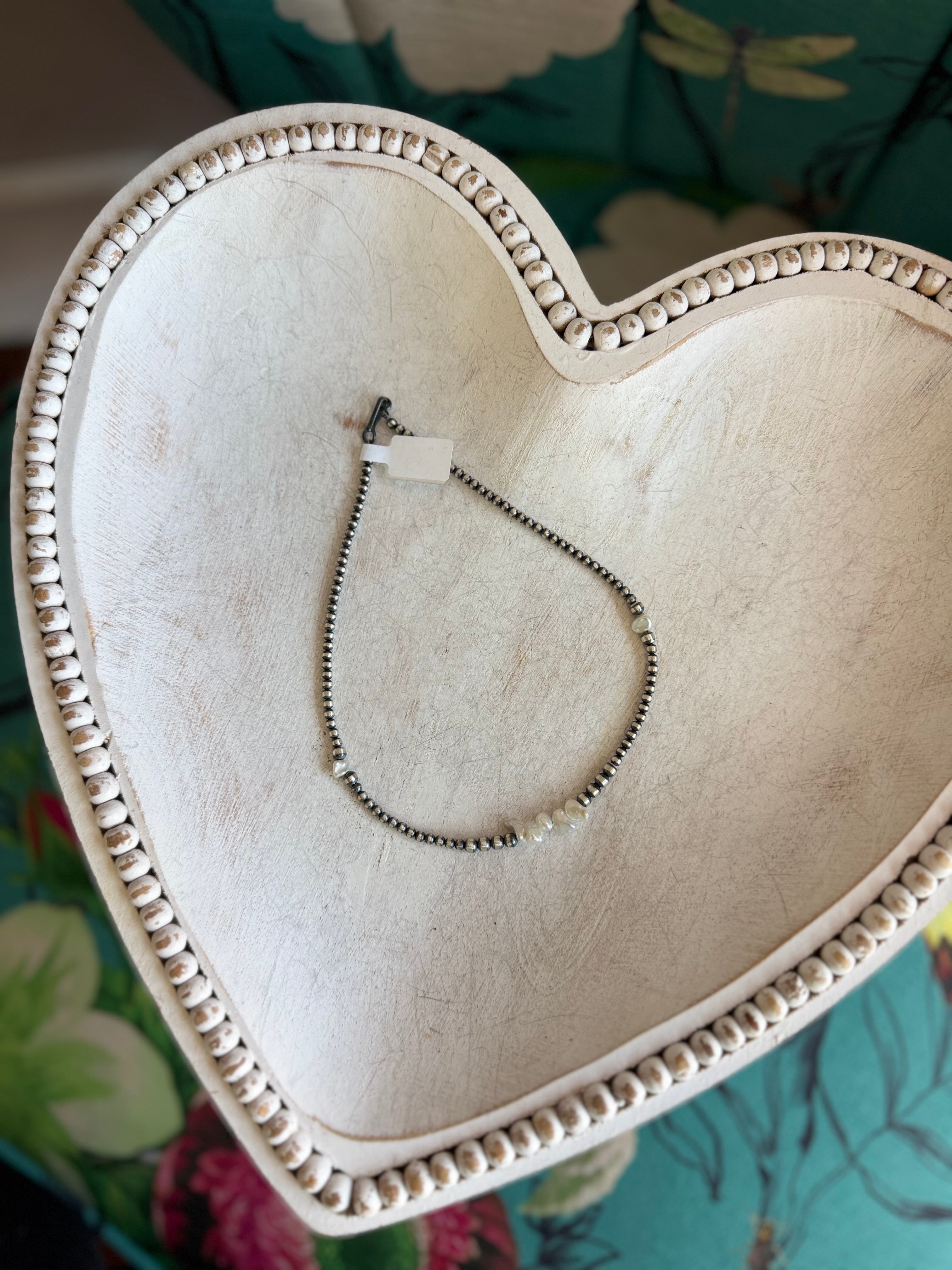 14 inch MOP and Sterling Pearls