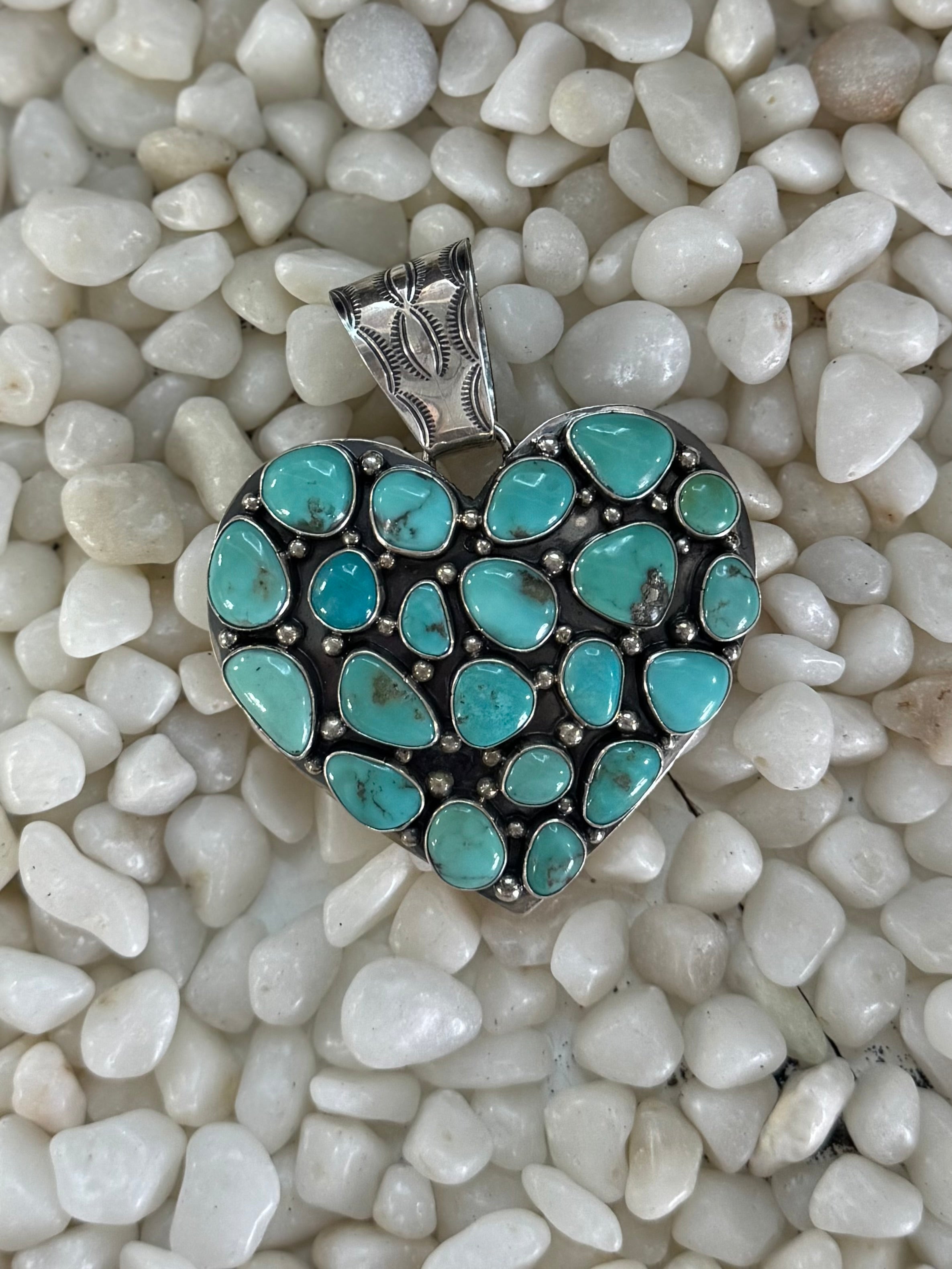 Large Kingman heart pendant