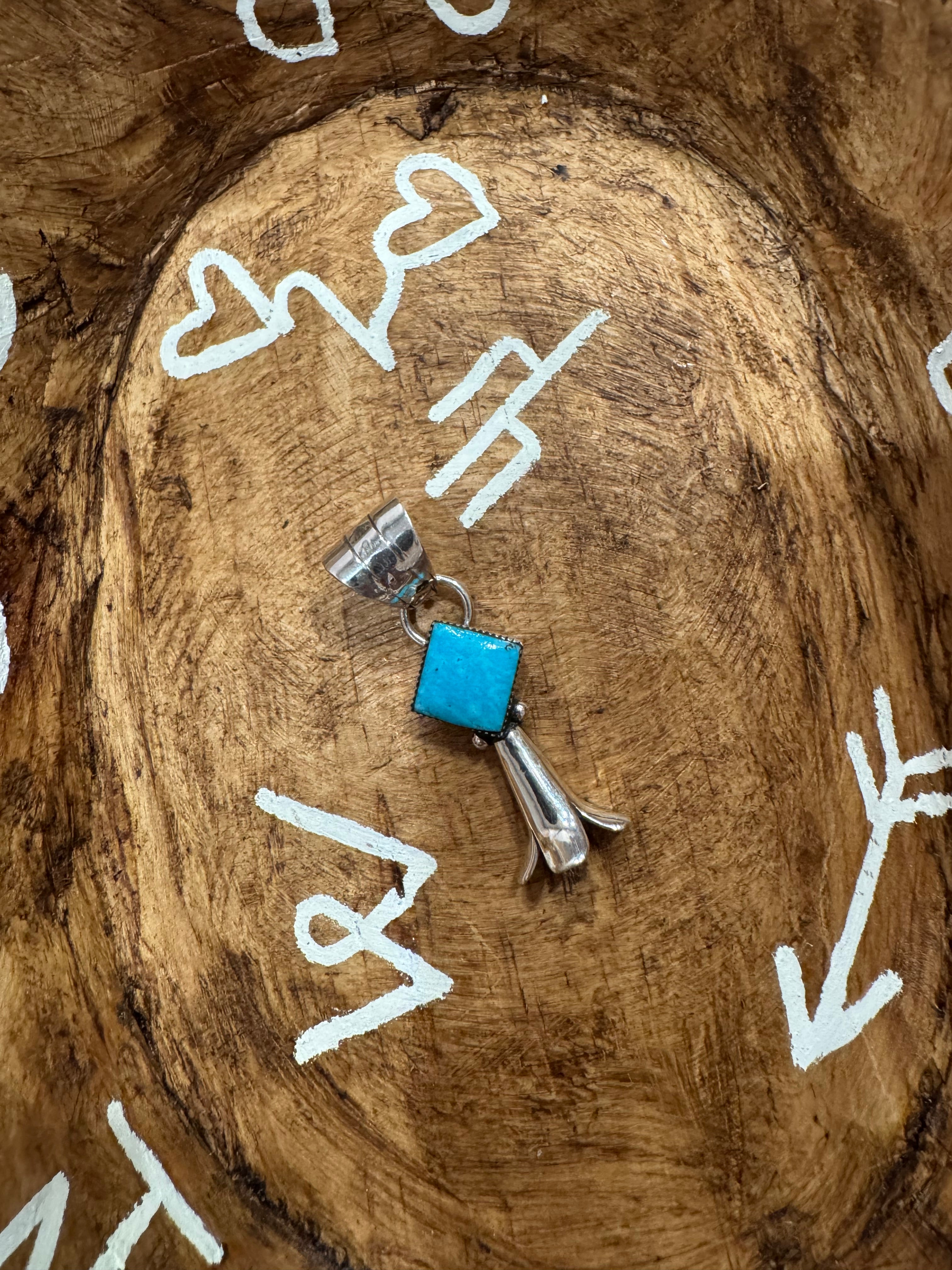 Turquoise Squash Pendant