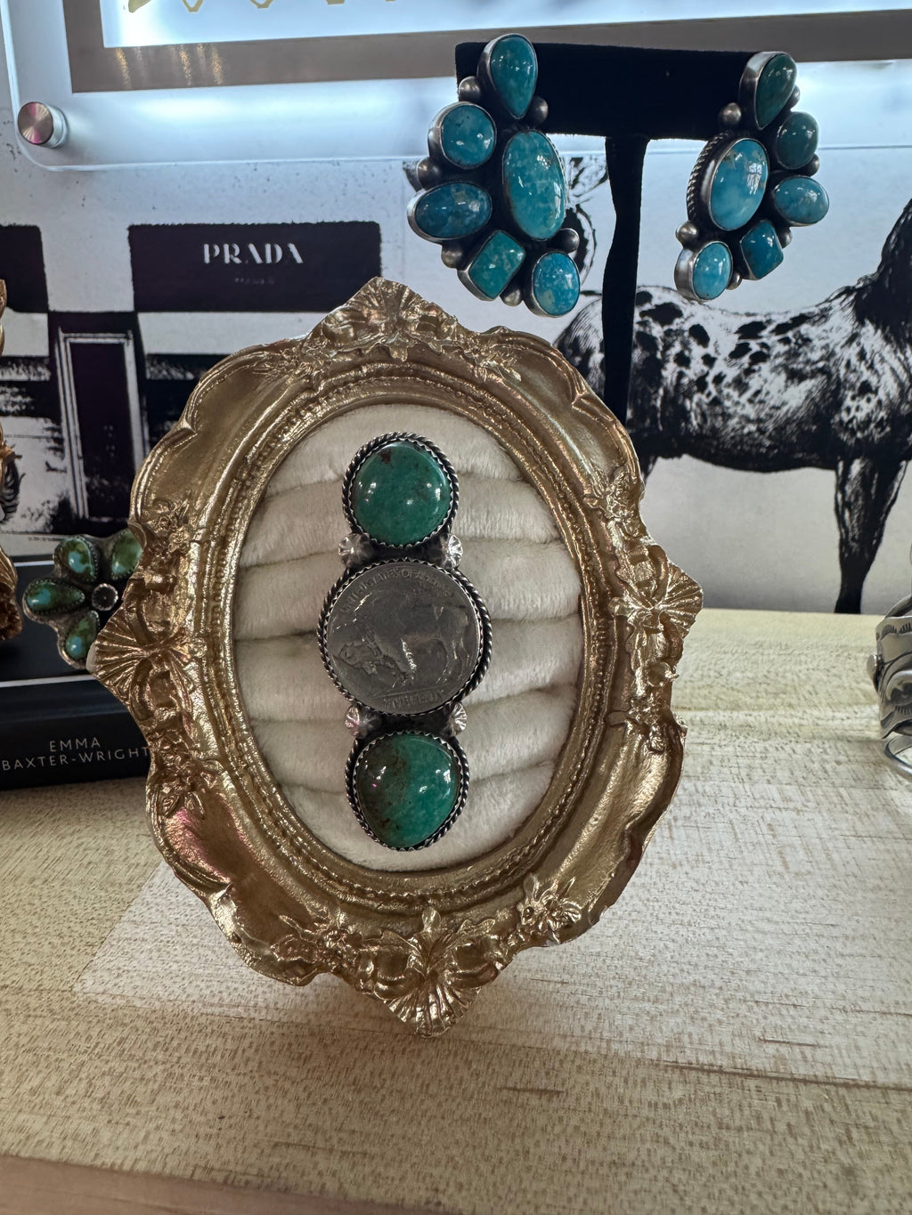 Buffalo nickel ring size 8