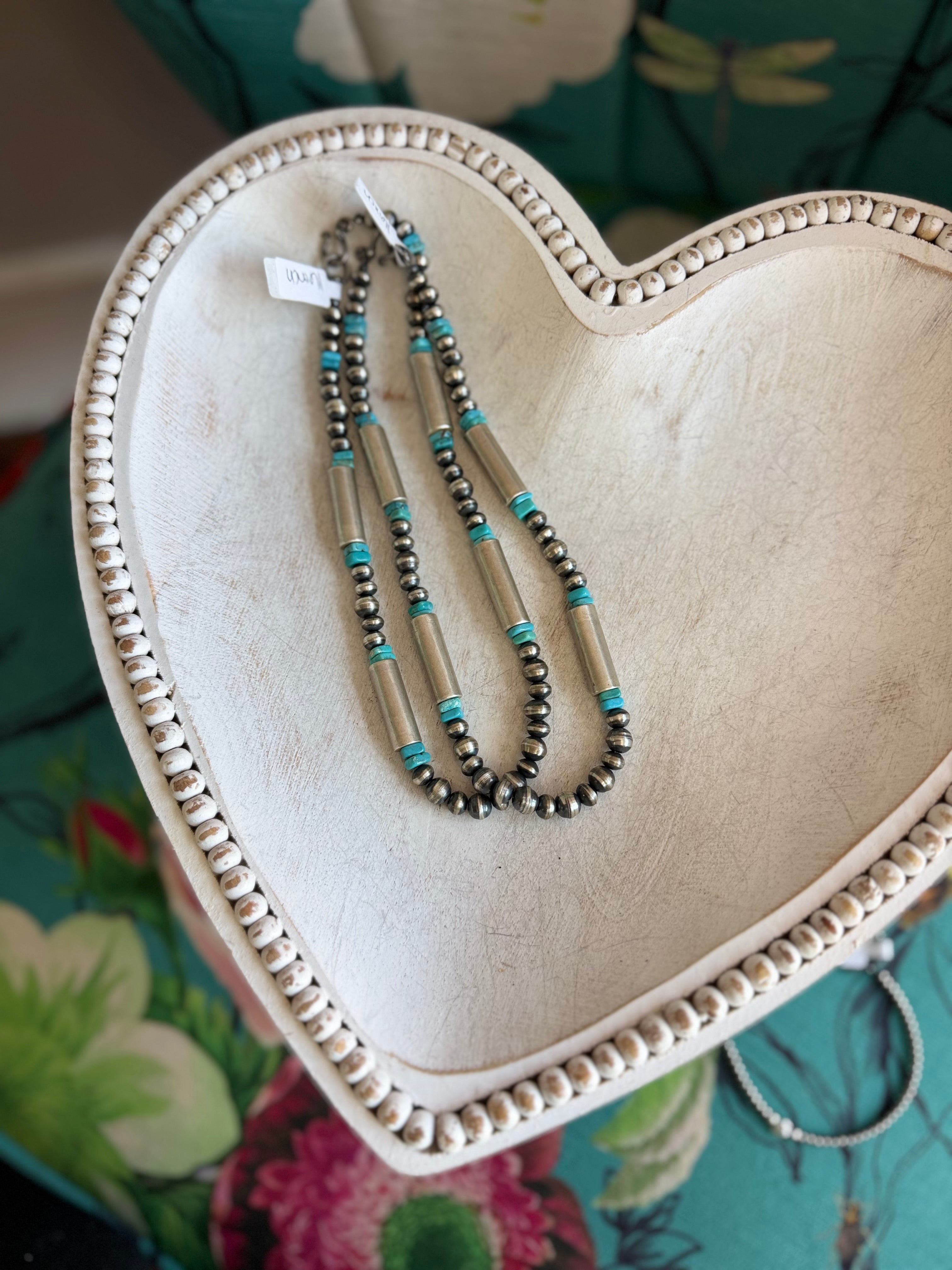 Navajo Pearls with Kingman