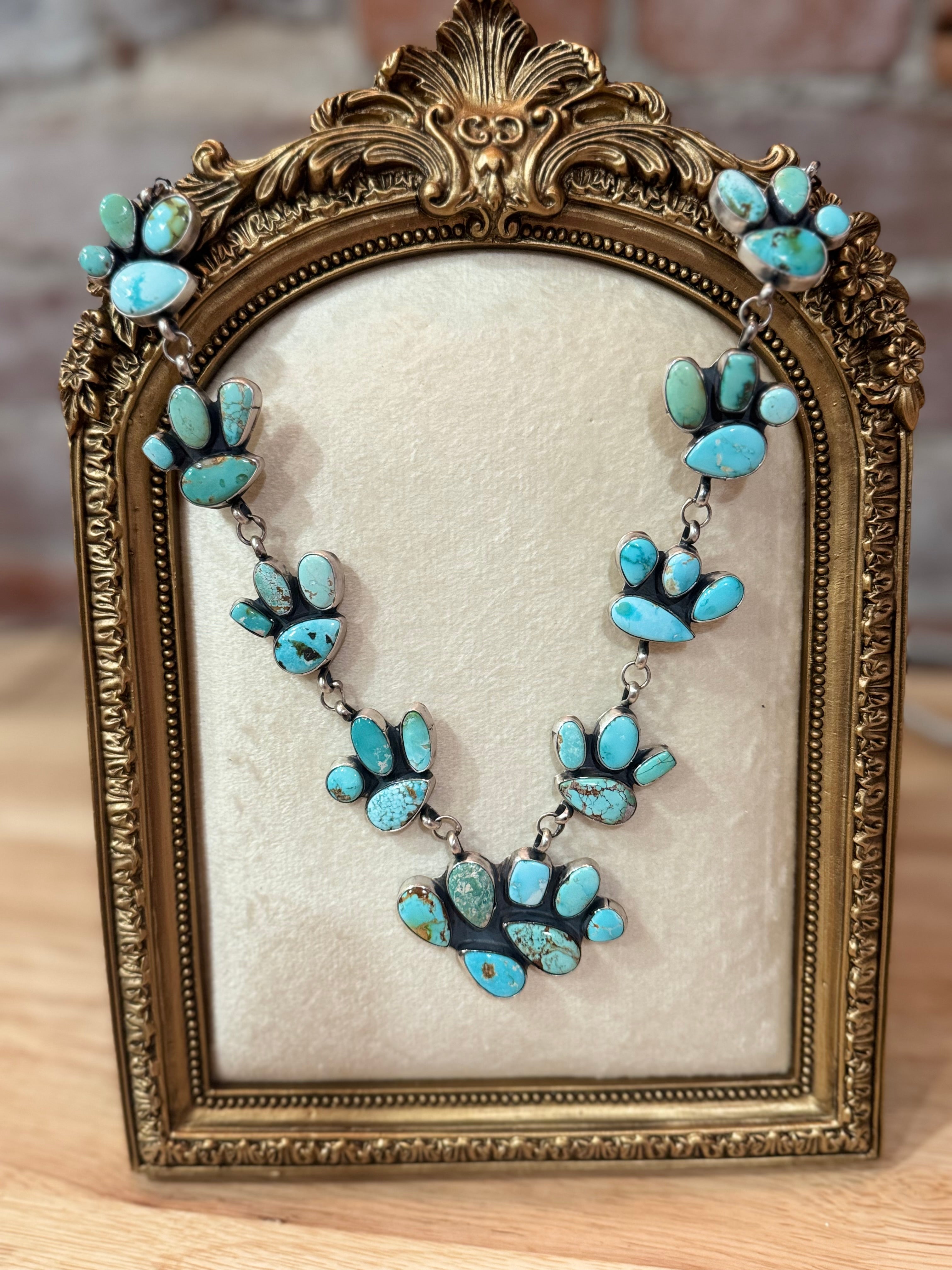 Mixed turquoise necklace