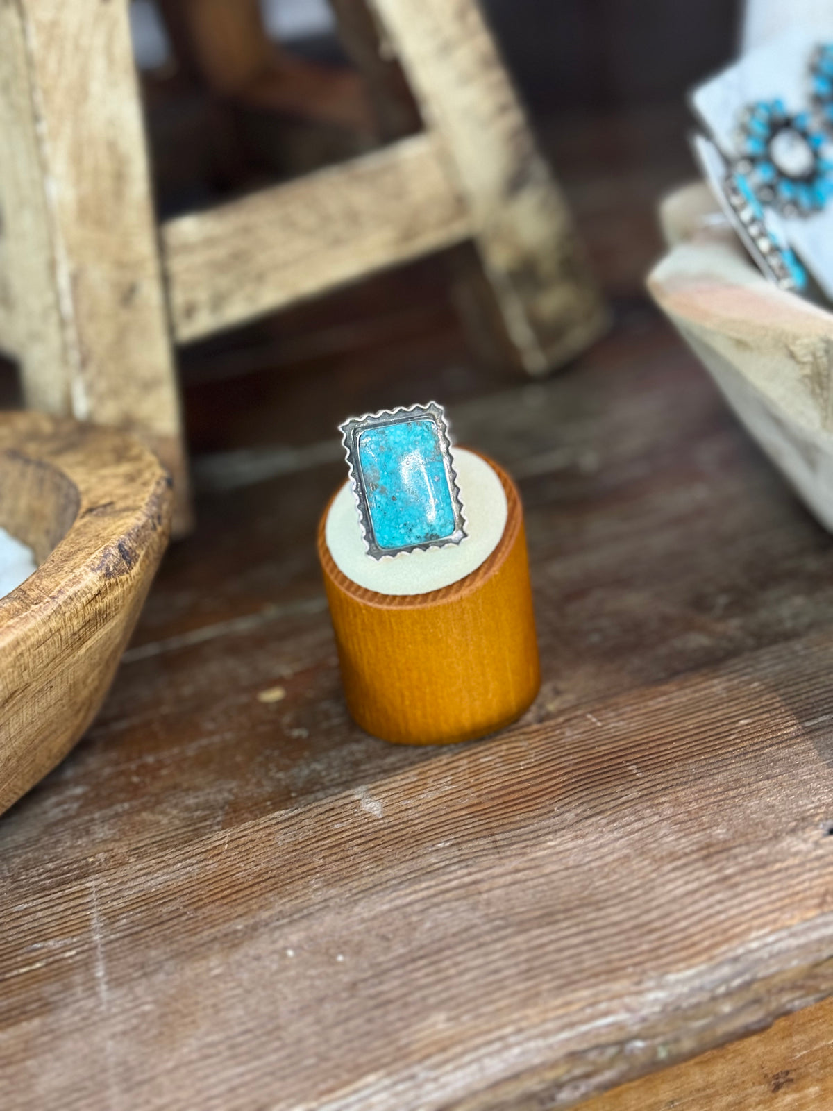 Royston postage stamp ring 6.5