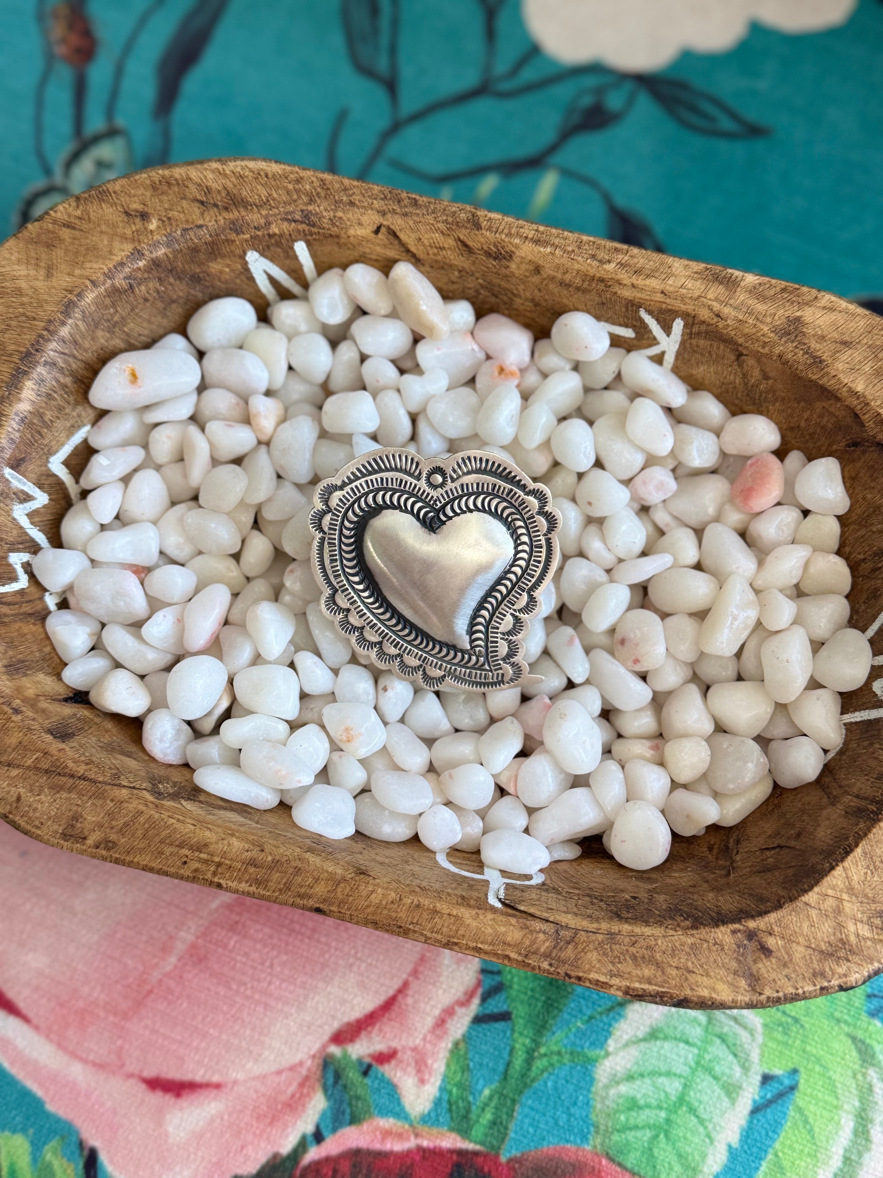 Leander Tahe heart ring