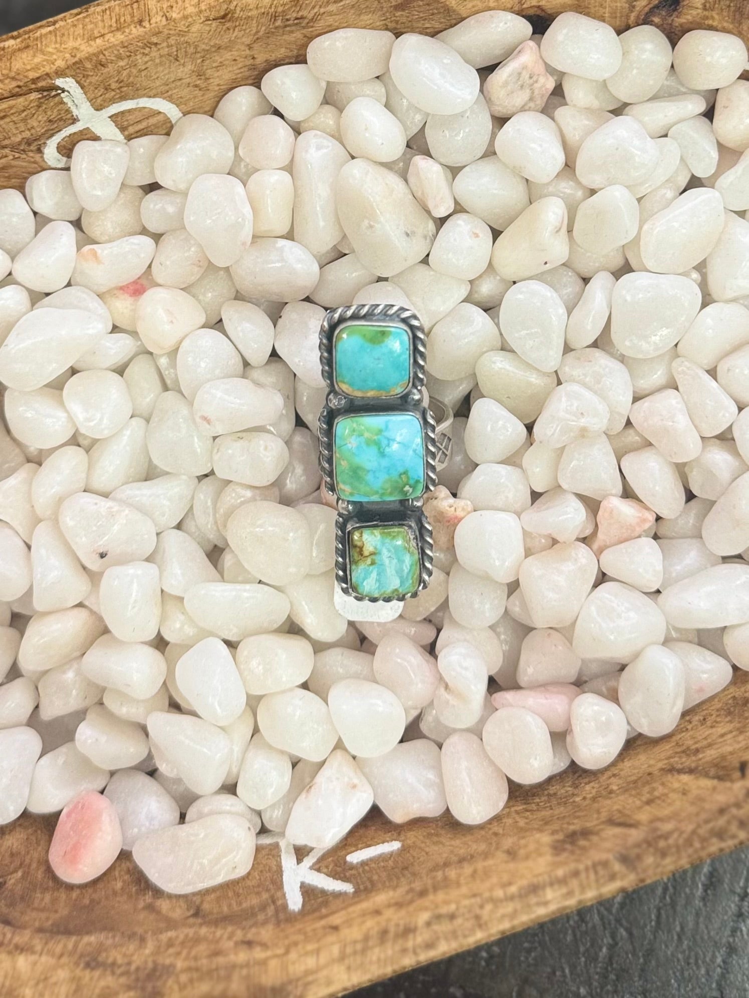 3 stone Sonoran ring by Boyd Ashley