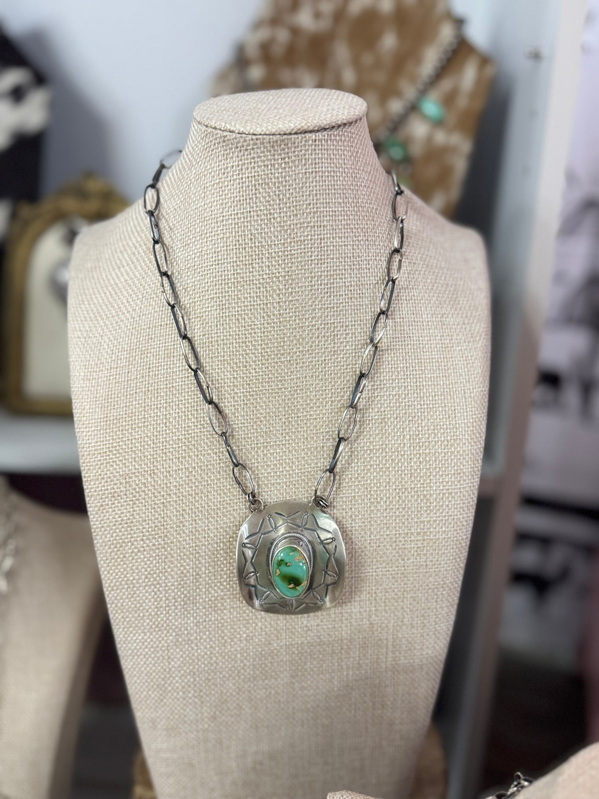 Sonoran cowboy hat necklace