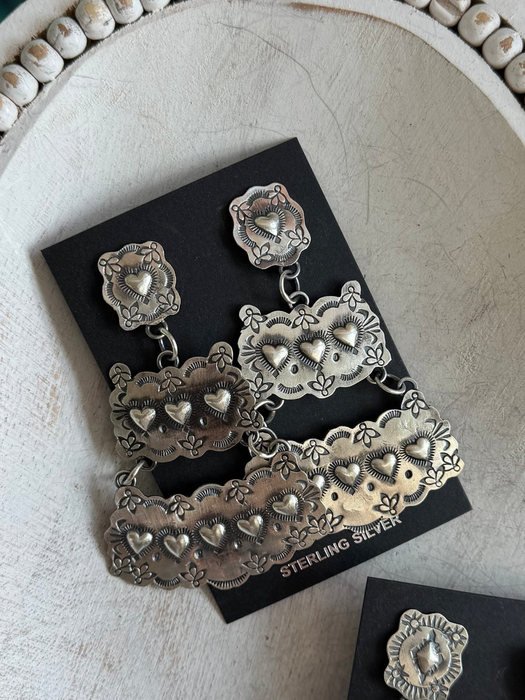 Gabby Yazzie chandelier earrings