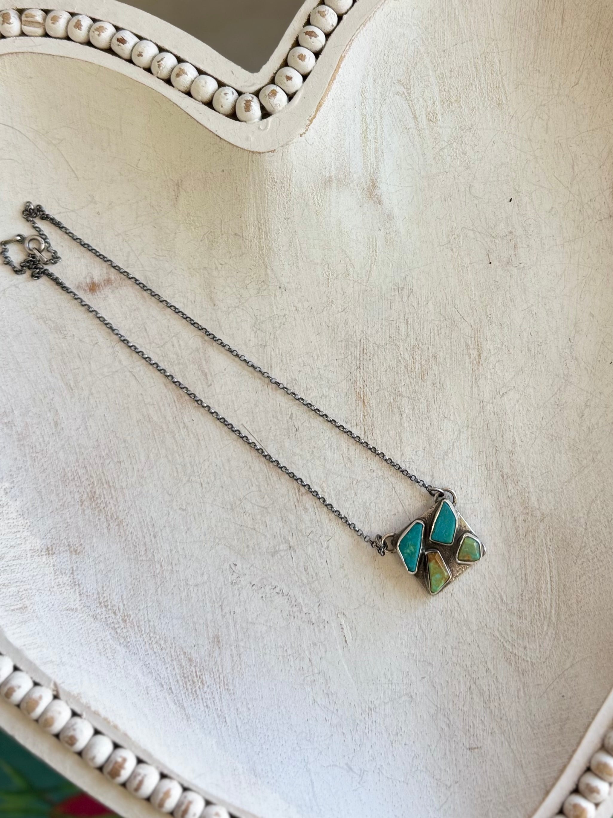 Jude candeleria 4 stone necklace