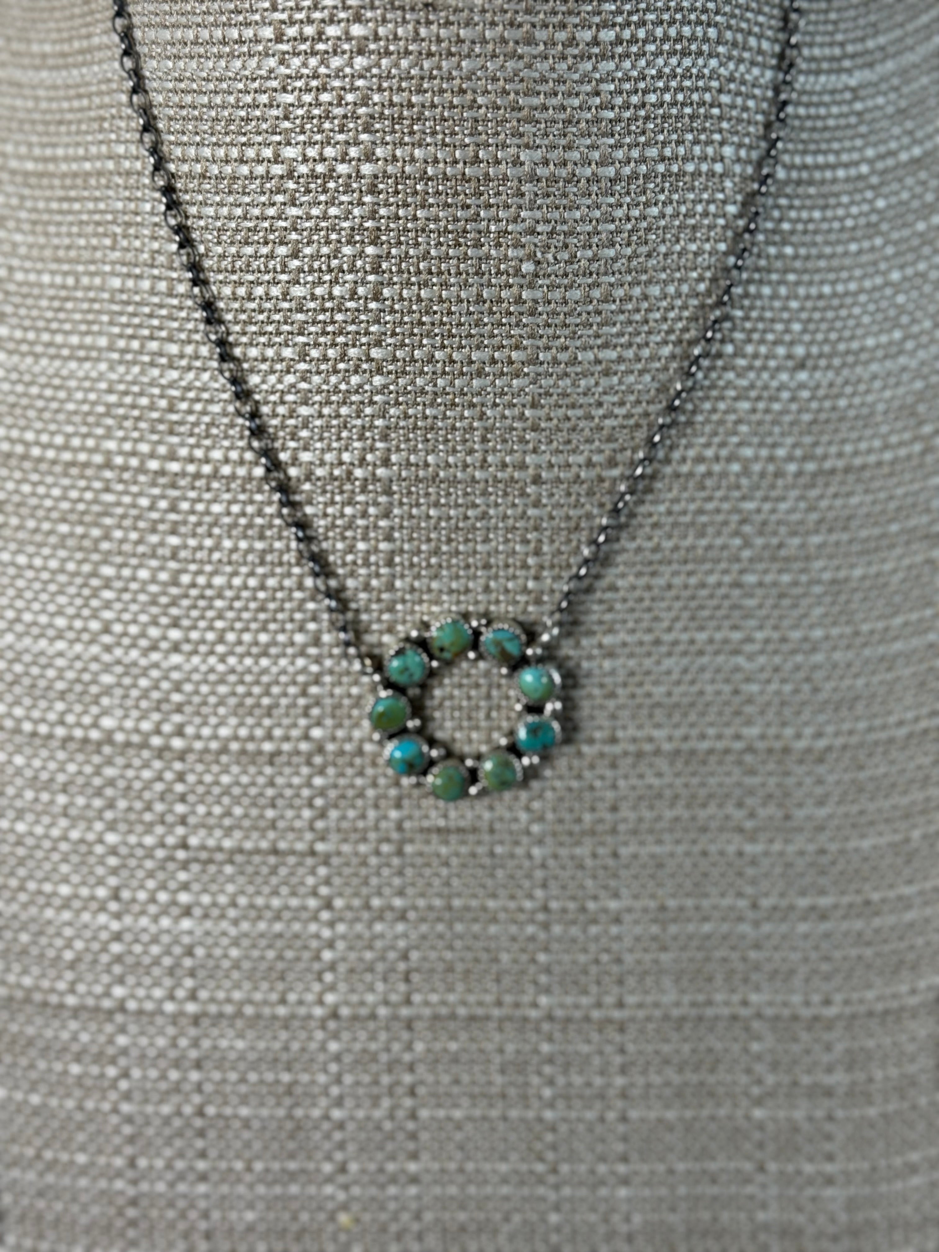 Circle of Turquoise Necklace