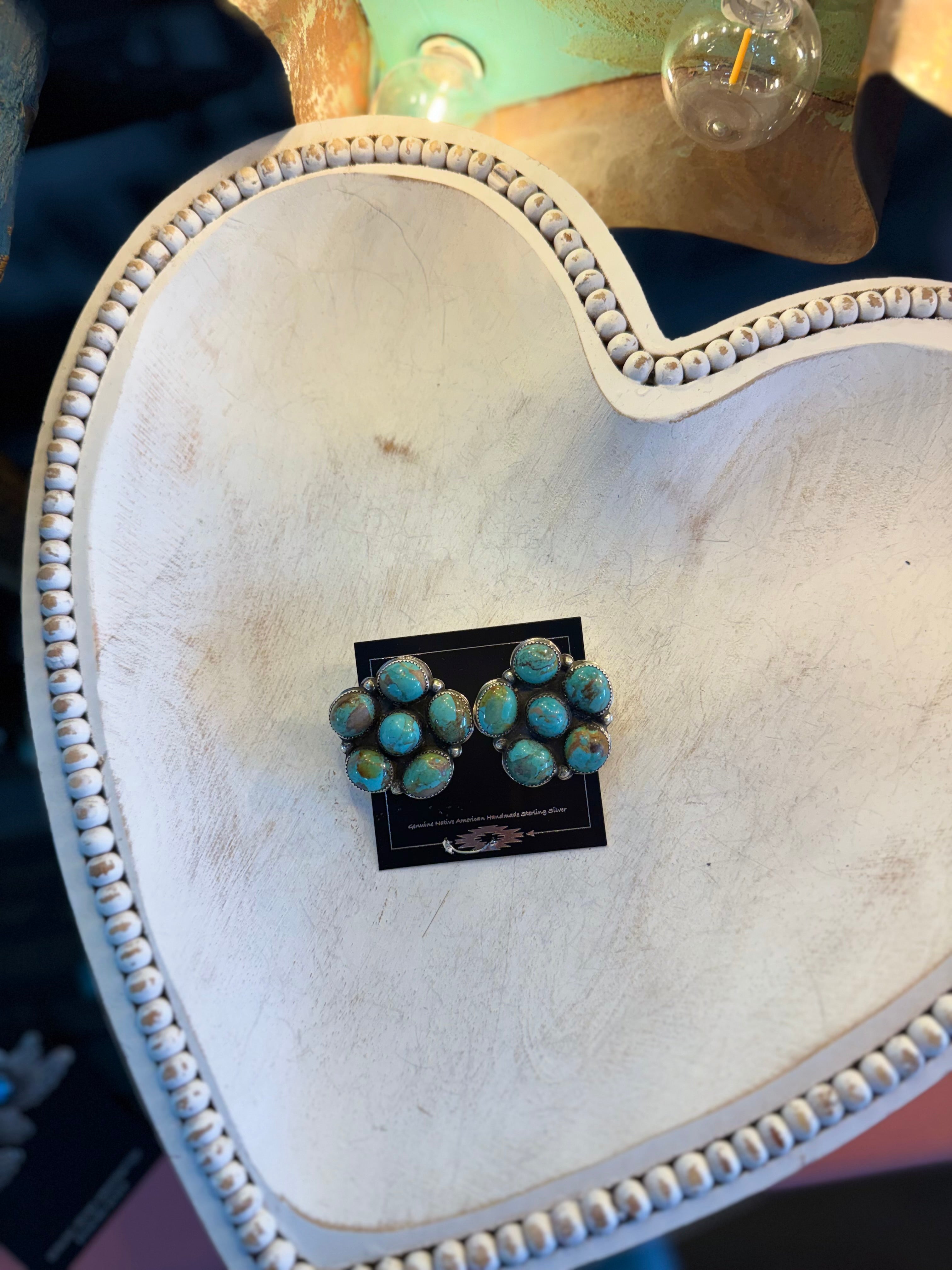 Royston cluster earrings