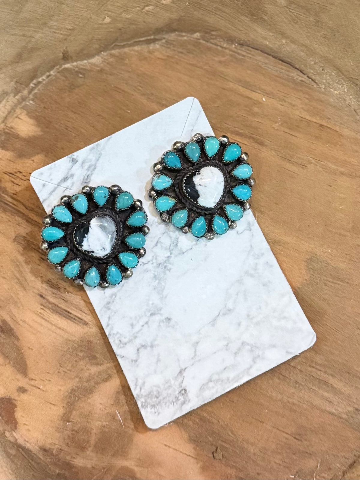 Heart cluster earrings by Vicky Hicks