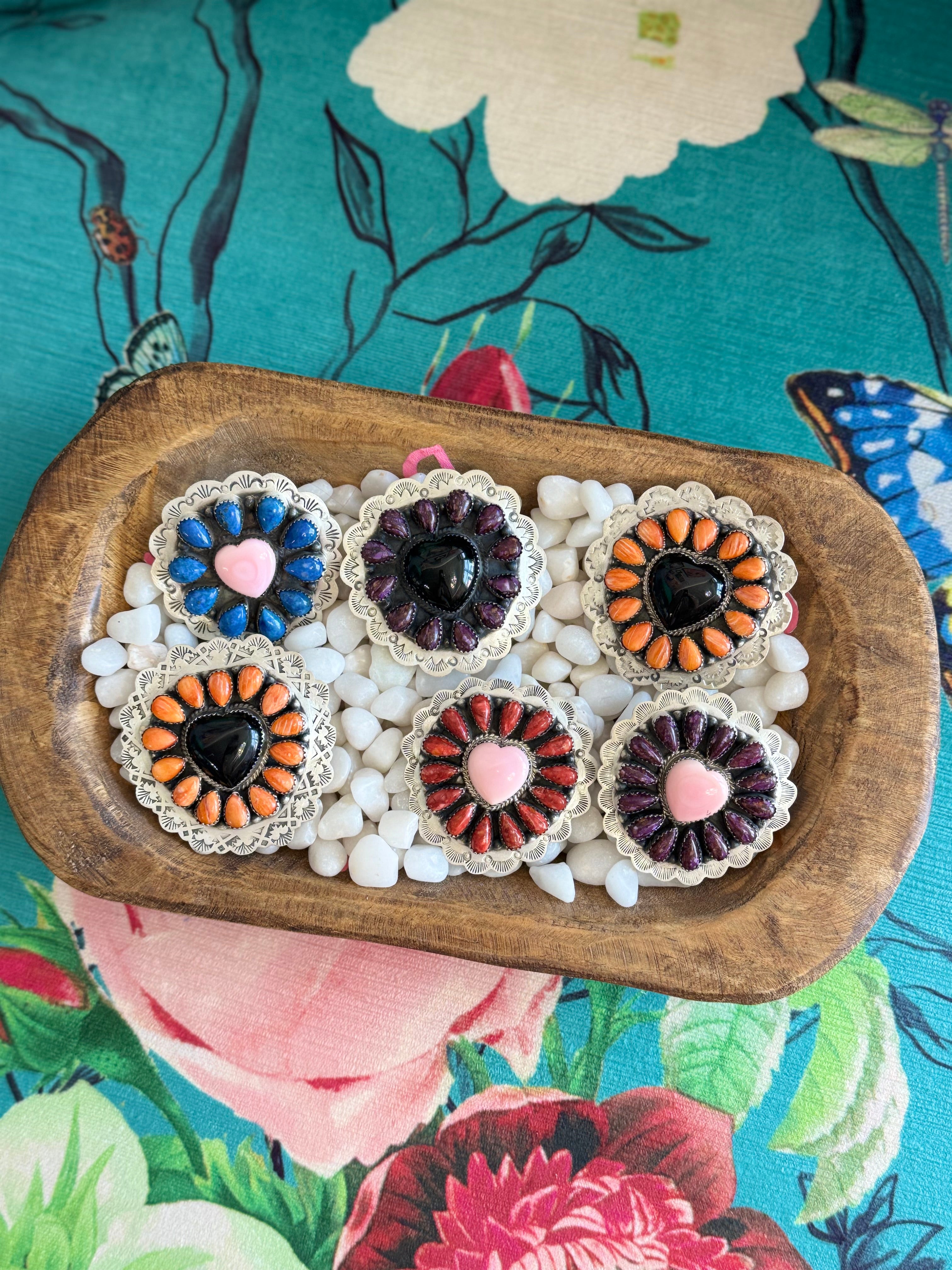 Heart cluster rings