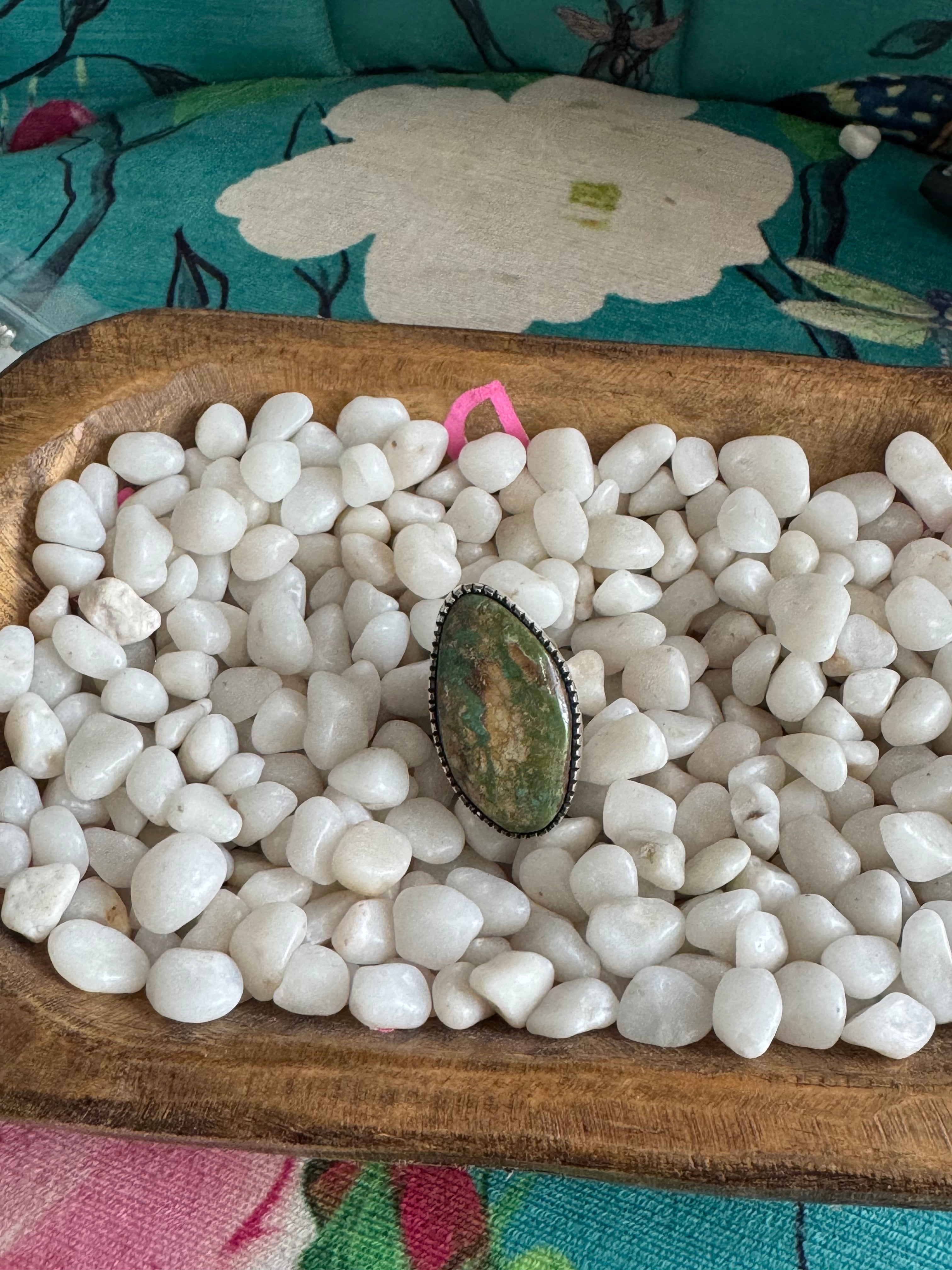 Chunky stone rings