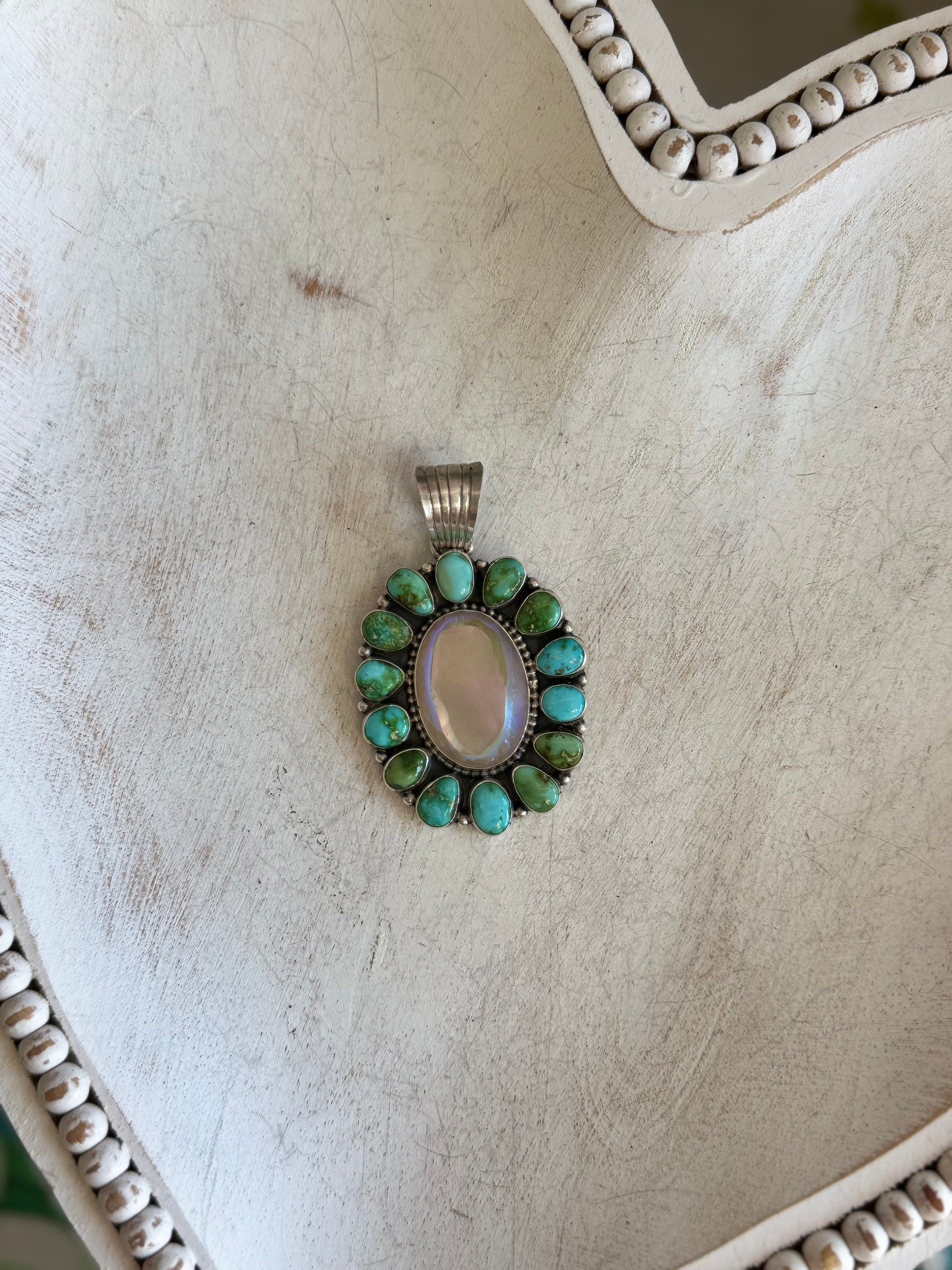 Druzy and Sonoran pendant