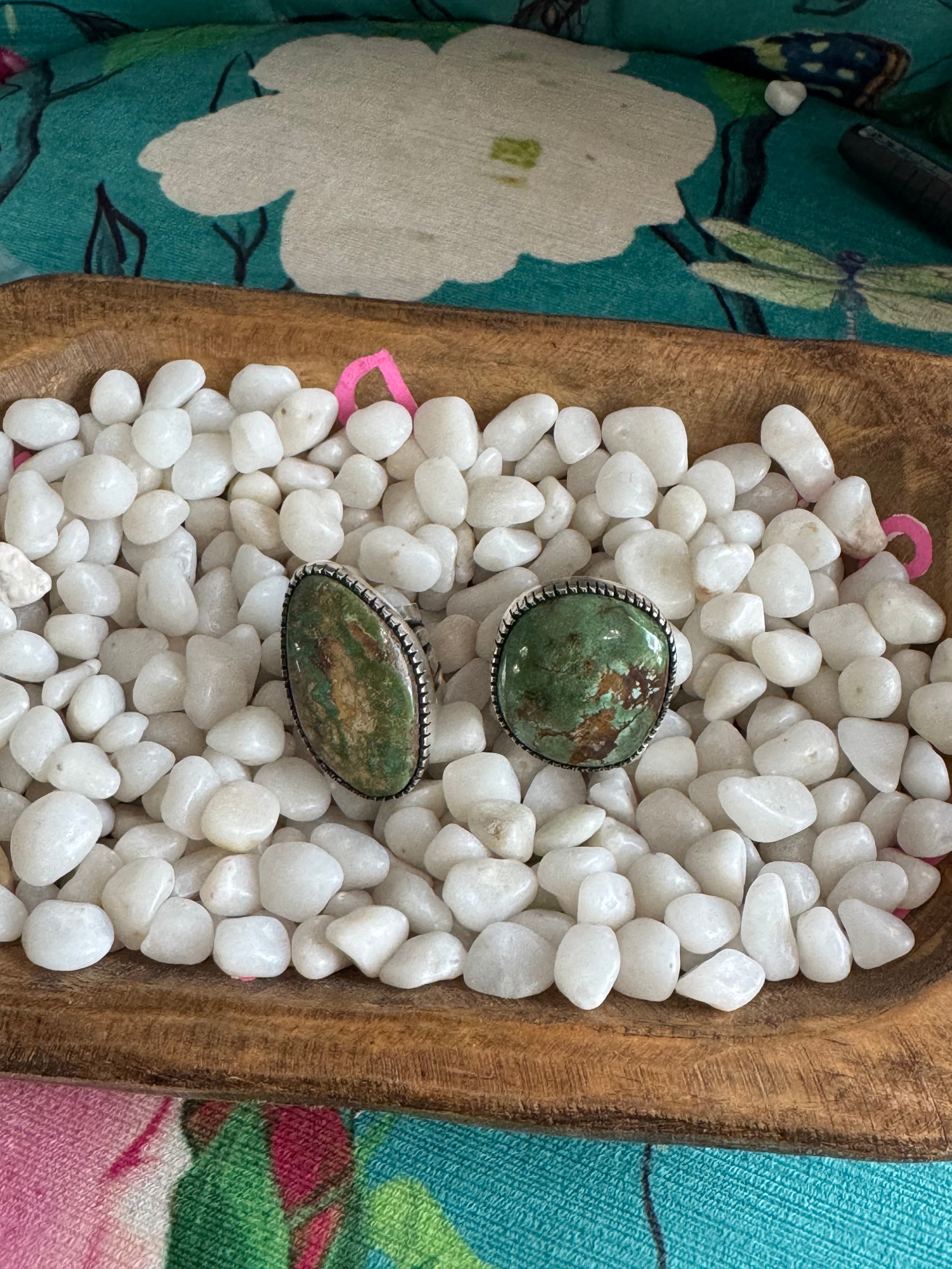 Chunky stone rings