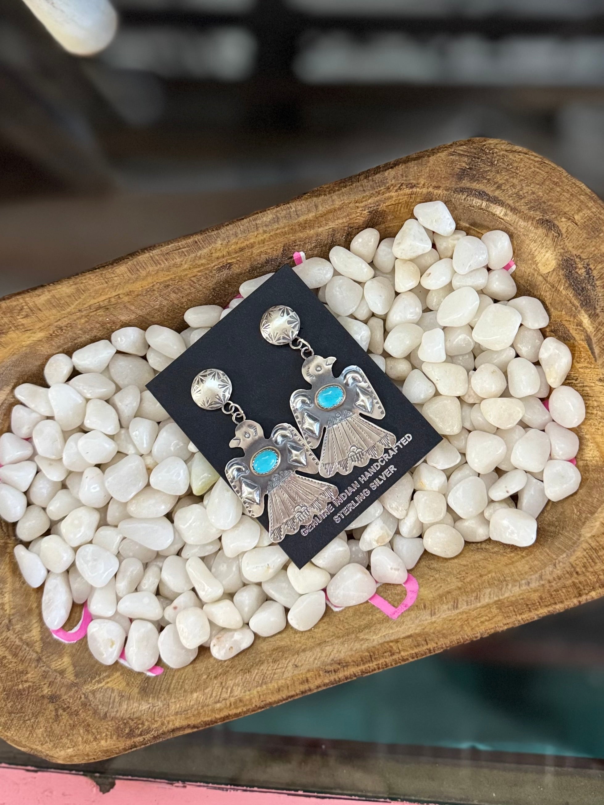 Loretta Chee Thunderbird earrings
