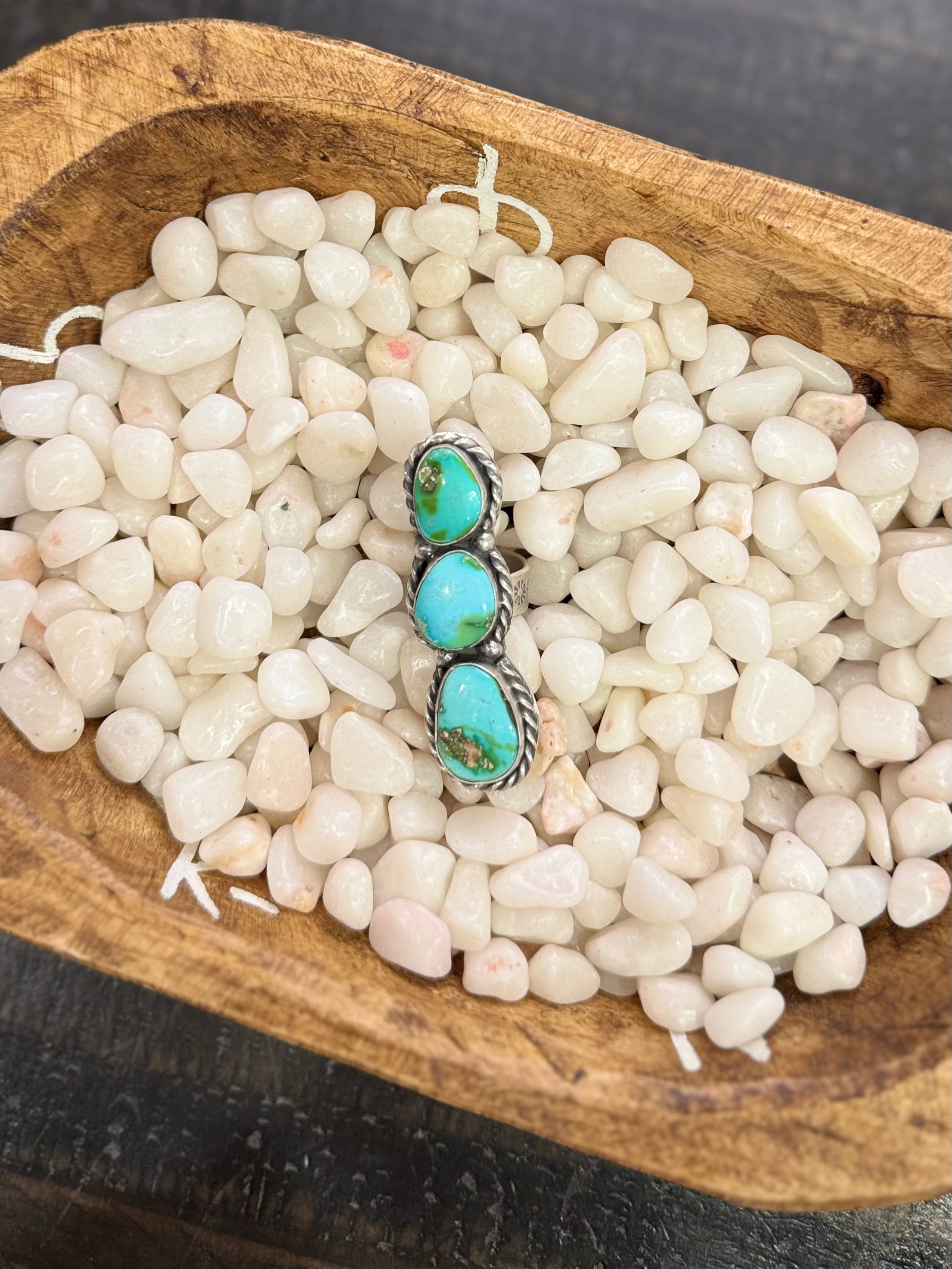 Sonoran 3 stone ring