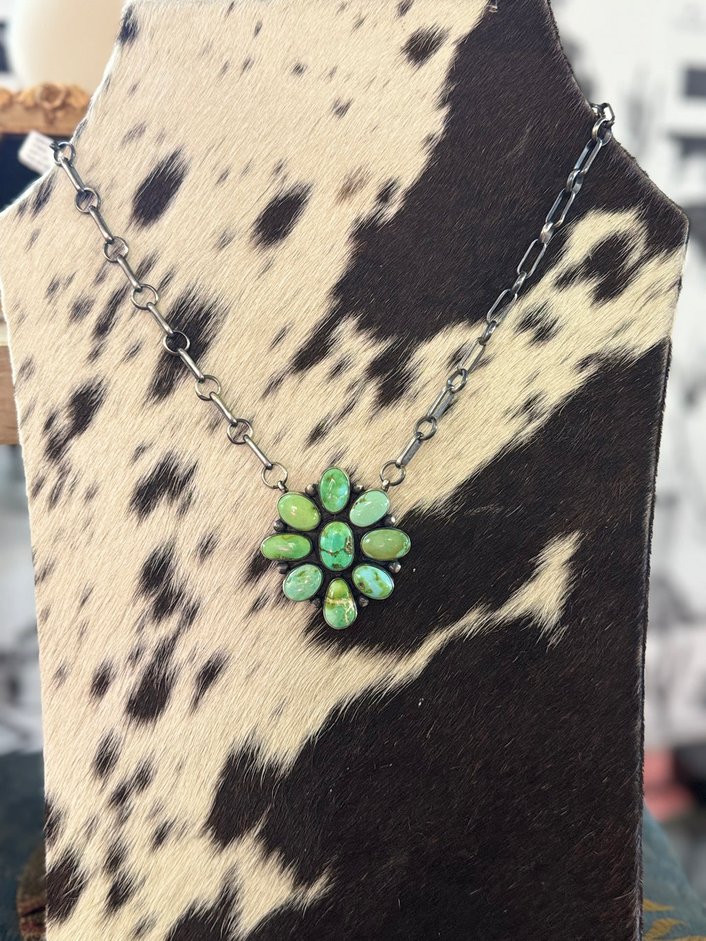 large sonoran gold cluster necklace