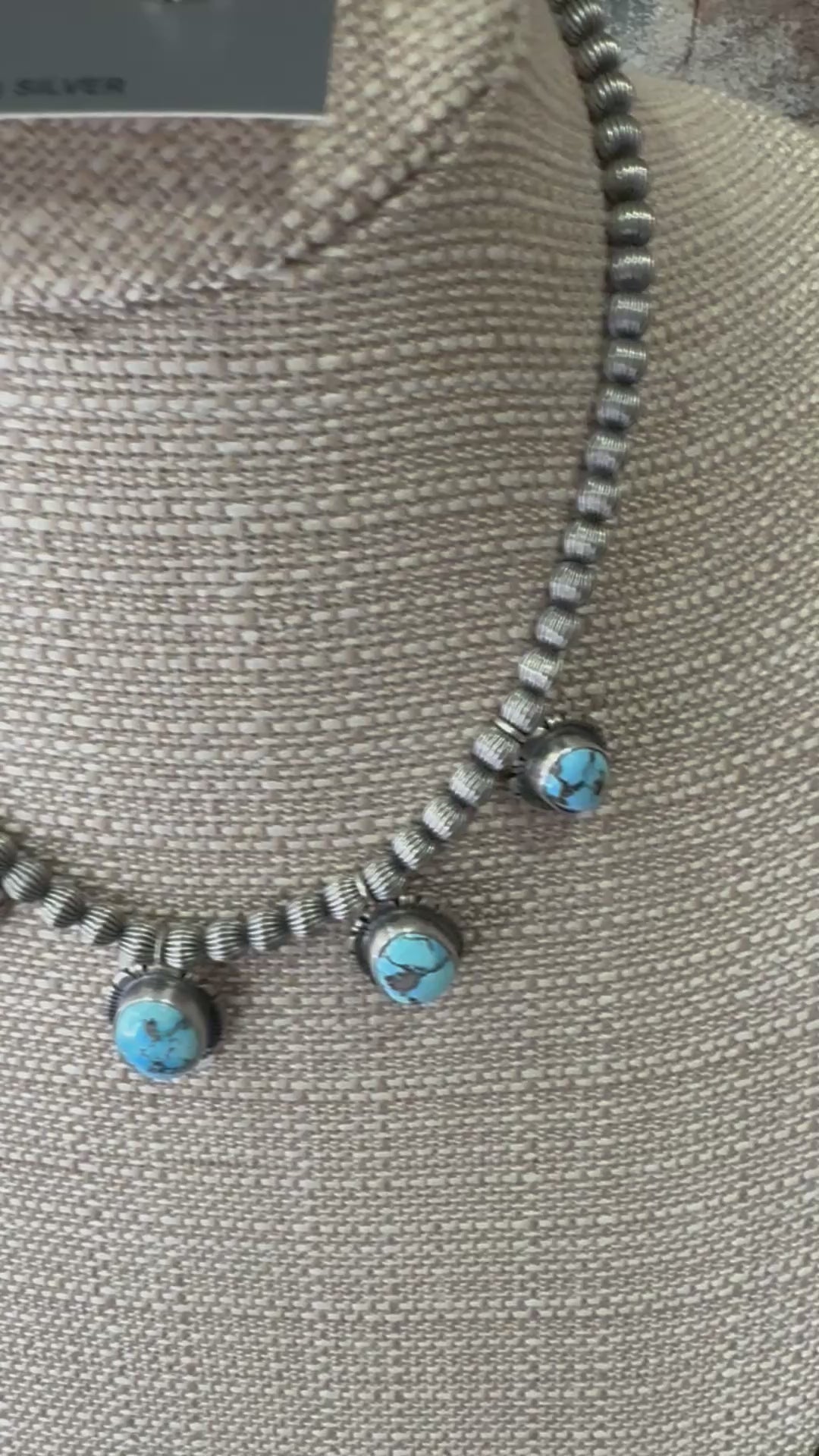 Golden Hills 5 stone necklace and earrings